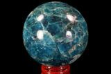Bargain, Bright Blue Apatite Sphere - Madagascar #90195-1